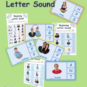Spanish and English Beginning Letter Sound Family Names